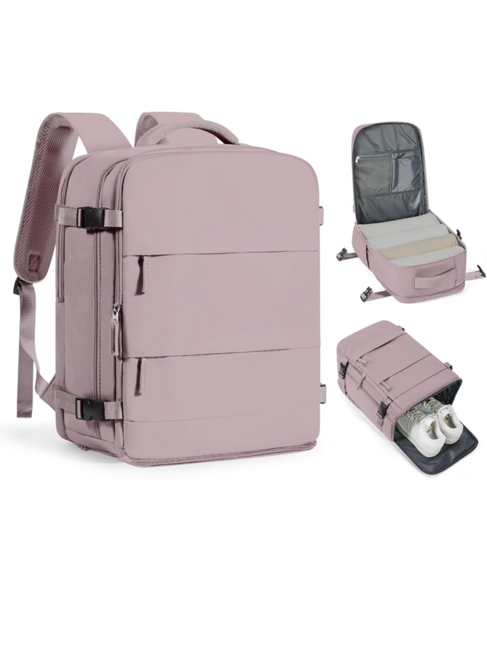 Travel Backpack - Dusty Pink Utility Pack